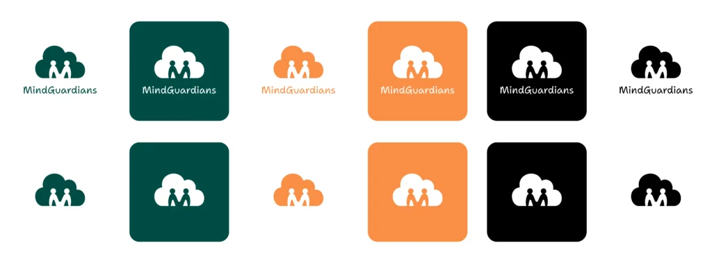 1ère version du logo du projet MindGuardians