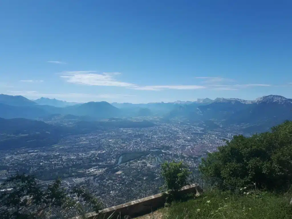 Point de vue depuis le Fort du Saint-Eynard